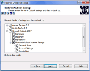 BackRex Outlook Backup