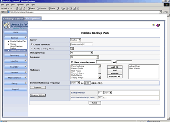 Exchange Archiving with SonaSafe