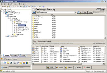 Security Explorer for Exchange