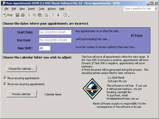 Outlook Calendar Appointments Mover