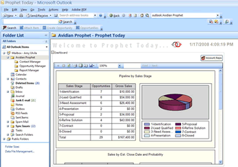 Outlook Contact Management with Prophet