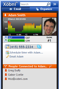 Outlook Contact Management Tool: Xobni