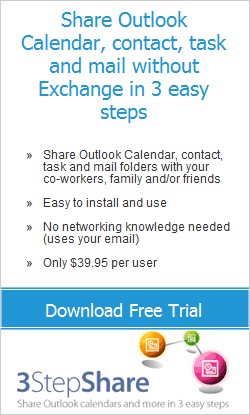Share Outlook in 3 Easy Steps