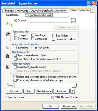 Sync Outlook with Q Synchronization