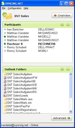 Outlook Sync Application SYNCING.NET